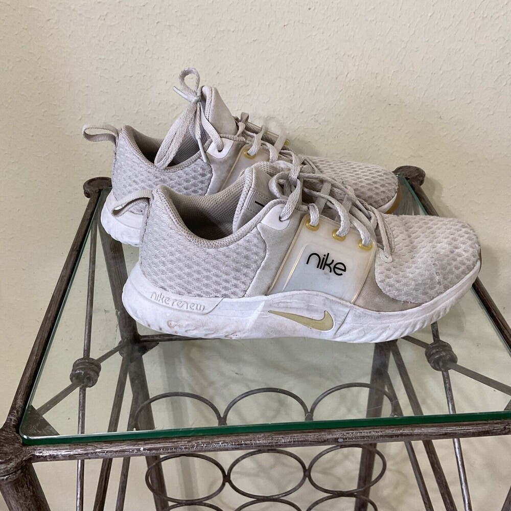 Nike Womens Renew In Season TR 10 CK2576-010 White Running Shoes Sneakers Sz 6.5